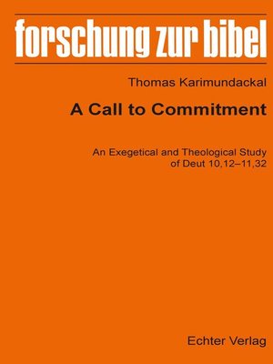 cover image of A Call to Commitment